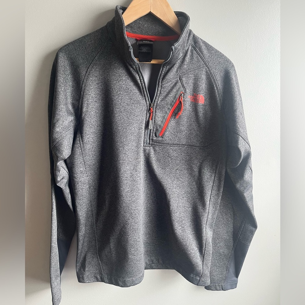 The North Face Canyonlands 1/2 Zip Fleece Men's Small Gray